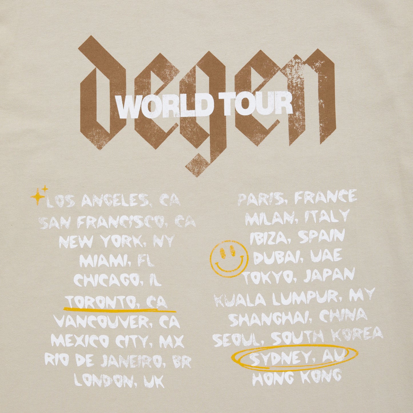 Degen World Tour T-Shirt